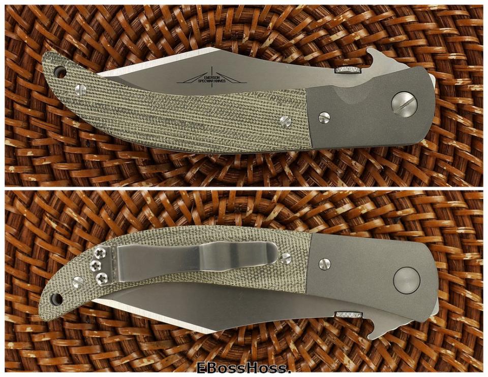 Ernie Emerson Custom Gypsy Jack EBossHoss Knives